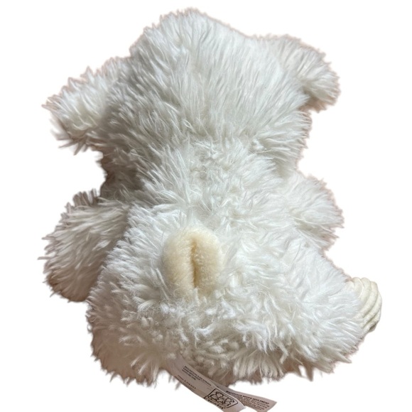 Fiesta Scruffy Lamb Sheep Bow Jesus Loves Me Soft Plush Stuffed Animal Toy White - Picture 2 of 5